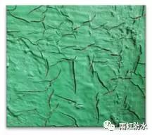 成膜的加固剂上防水涂料龟裂